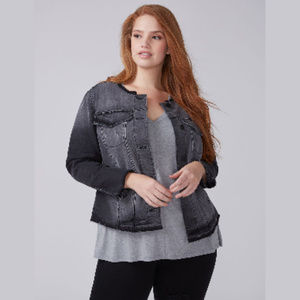 Lane Bryant Stretch Denim Jacket 22